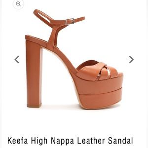 SCHUTZ Keefa high platform sandal. NEW